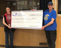 Donation to Highway 9 4H Canine Club